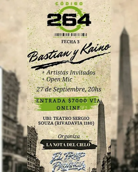 Bastian y Kaino + Artistas Invitados + Open Mic