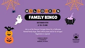 Halloween Family Bingo
