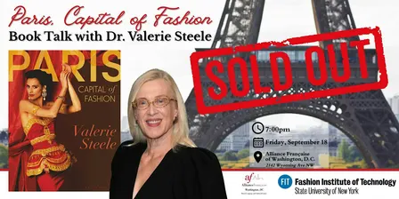 Paris, Capital of Fashion: Book Talk with Dr. Valerie Steele of the FIT