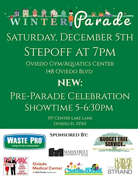 2026 Winter Parade with the City of Oviedo
