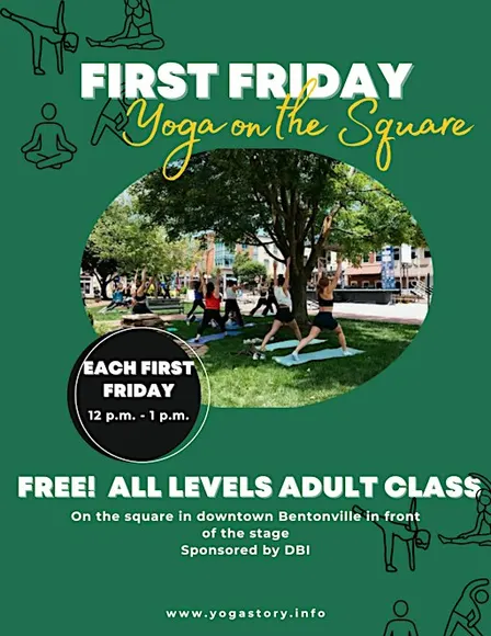 First Friday Yoga on the Square