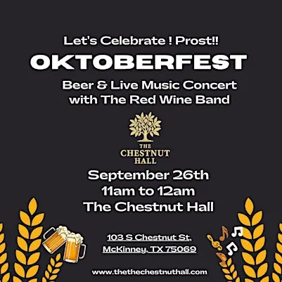 Oktoberfest VIP Party @ The Chestnut Hall on McKinney Square