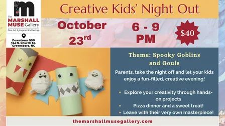 Creative Kids' Night Out at The Marshall Muse Gallery