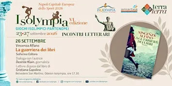 ISOLYMPIA INCONTRA LA SCRITTRICE VINCENZA ALFANO