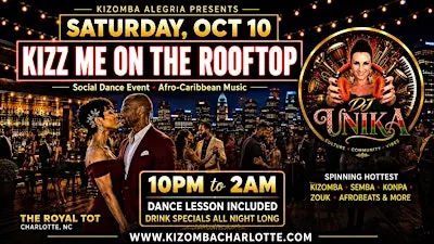 KIZZ ME ON THE ROOFTOP  - Afro-Caribbean Music (dance lesson included)