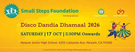 Small Steps Foundation Disco Dandia Dhamaal 2026 presents with Chaat Bhavan