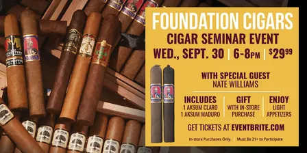 Foundation Cigars at Leaf