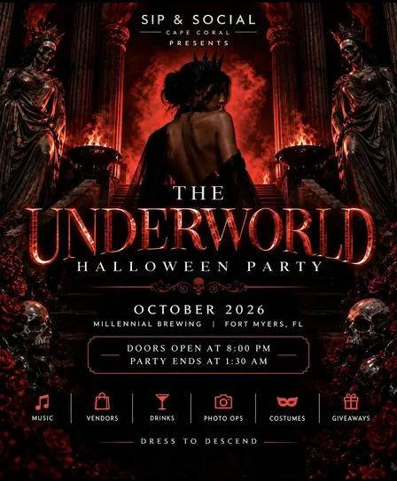 The Underworld: A Halloween Party | Sip & Social Cape Coral