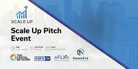Scale Up Pitch Dallas September Event