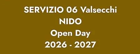 NIDO VALSECCHI OPERA SANT'ALESSANDRO/ OPEN DAY 2026/2027