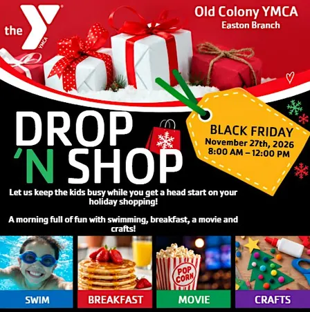 Black Friday Drop ’N Shop at the Easton YMCA!