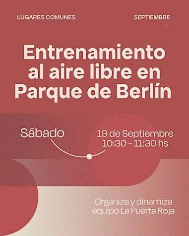 Entrenamiento al aire libre en Parque de Berlín