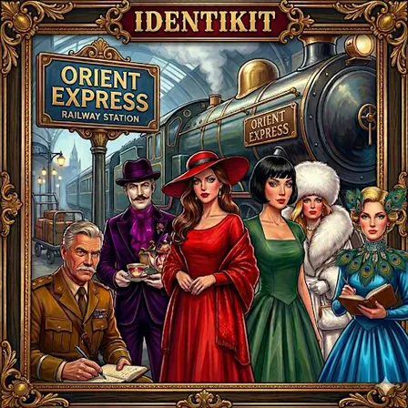 CENA CON DELITTO CLUEDO ORIENT EXPRESS di GialliperCaso