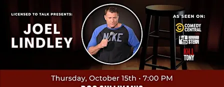 Joel Lindley comedy at Doc Sullivan’s