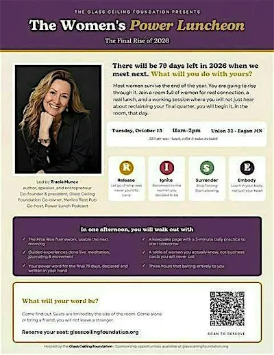 October 13 Women's Power Luncheon