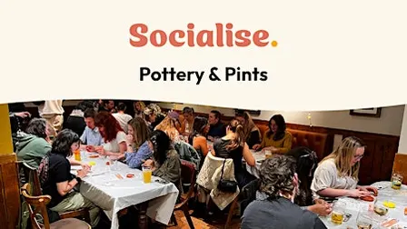 Pottery and Pints: pottery class to meet new people in Bristol