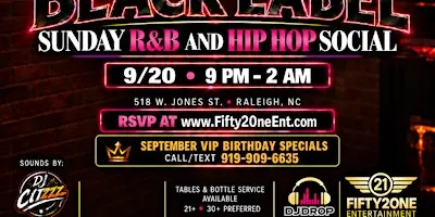 WESTWOOD Black Label Sundays: R&B & Hip-Hop Social