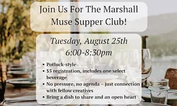 Supper Club for Creatives at The Marshall Muse Gallery