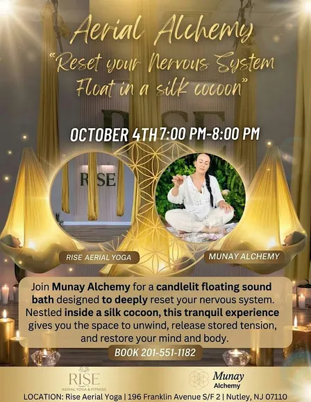Aerial Alchemy: Reset Your Nervous System in a Silk Cocoon