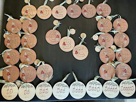 Stitch Your Own Wood Ornament