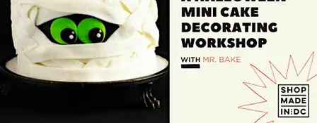 A Halloween Mini Cake Decorating Workshop with Mr. Bake