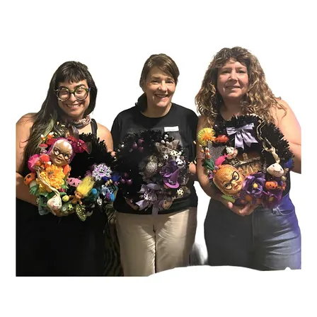 Halloween Wreath Class