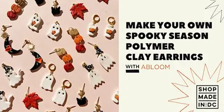 Make Your Own Spooky Season Polymer Clay Earrings with Abloom