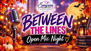 Between the Lines Open Mic Night