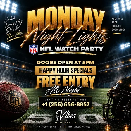 Monday Night Lights: NFL Watch Party