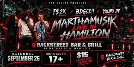 MARTHAMUSIK Live In Hamilton