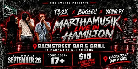 MARTHAMUSIK Live In Hamilton