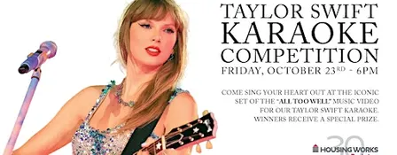 Housing Works Annual Taylor Swift Karaoke Competition