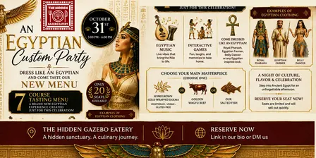 Halloween Egyptian Custom Party
