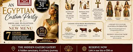 Halloween Egyptian Custom Party