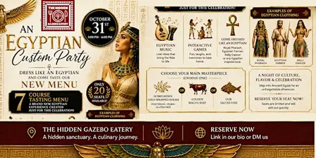 Halloween Egyptian Custom Party