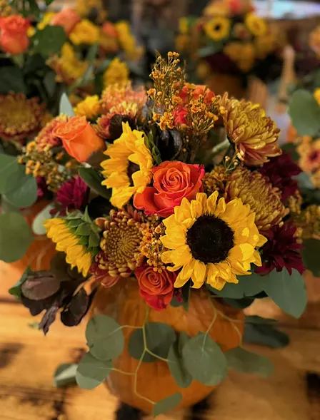Pumpkin Floral Workshop at Newport Marriott Hotel & Spa