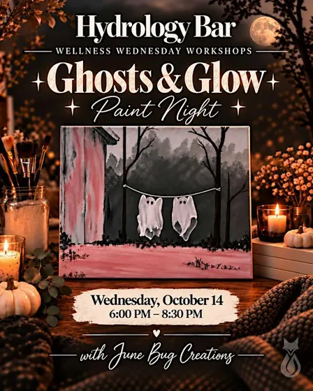 Ghost & Glow Paint Night at Hydrology Bar!