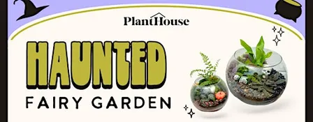 Haunted Fairy Garden Terrarium Workshop