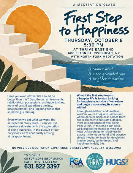 First Step to Happiness | A Meditation Class