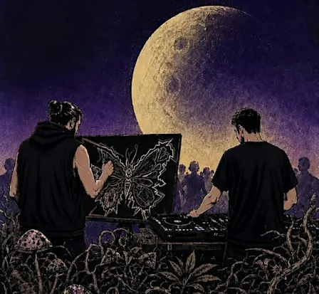 DART × ALEX SERER — Live Painting & Indie House DJ Set