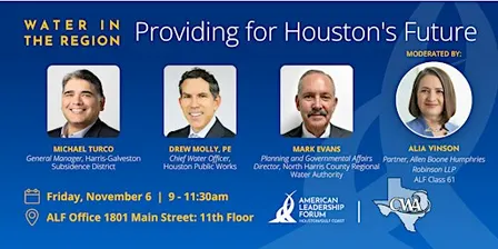 Water in the Region: Providing for Houston's Future