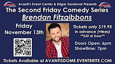 2nd Friday Comedy Series: Brendan Fitzgibbons