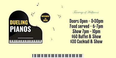 Dueling Pianos at The Fairways of Halfmoon