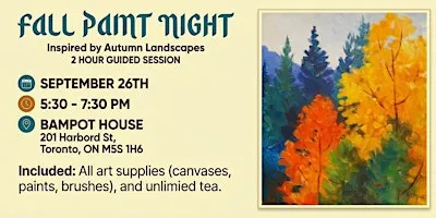 Cozy fall paint & sip
