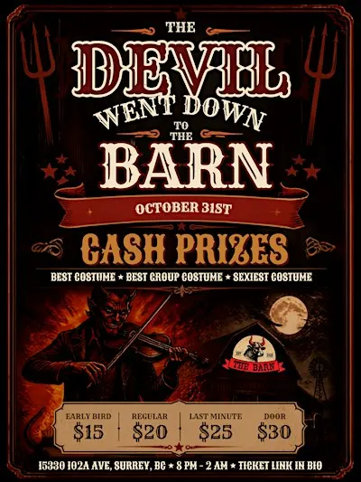 THE DEVIL WENT DOWN TO THE BARN - HALLOWEEN 2026