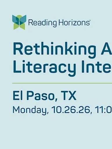 El Paso | Rethinking Adolescent Literacy Intervention
