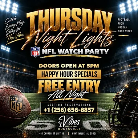 Thursday Night Lights: NFL Watch Party