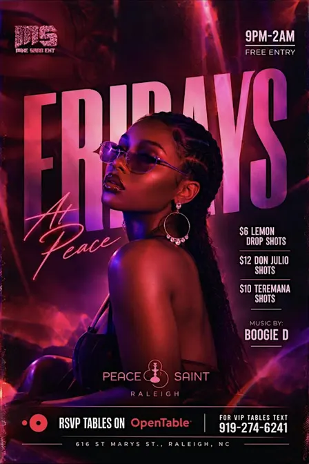 Fridays At Peace & Saint