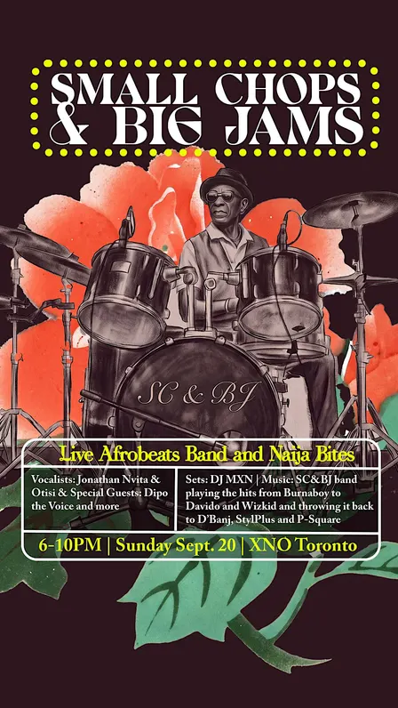 Small Chops & Big Jams Vol. 1 - A live band plays your fave Afrobeat hits