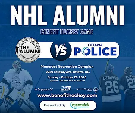 Ottawa NHL Alumni Benefit Hockey Game